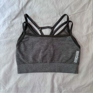 gymshark adapt marl grey sports bra